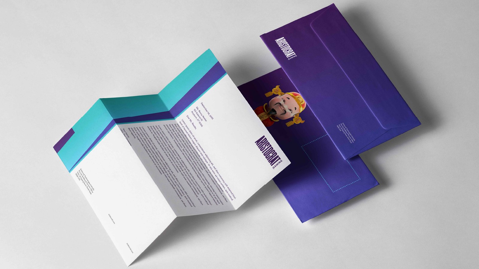 Aristocrat Gaming letterhead